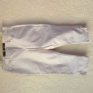 Nine West Embellished Pocket Stretch Capris-Size 10